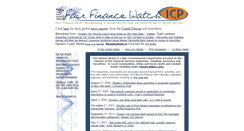Desktop Screenshot of fairfinancewatch.org